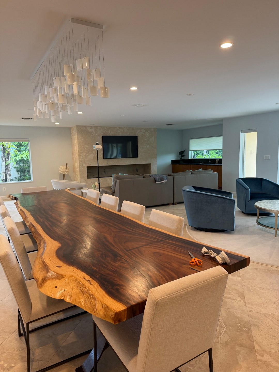 Interior of a Pompano Beach home evaluated during a mold and HVAC moisture assessment