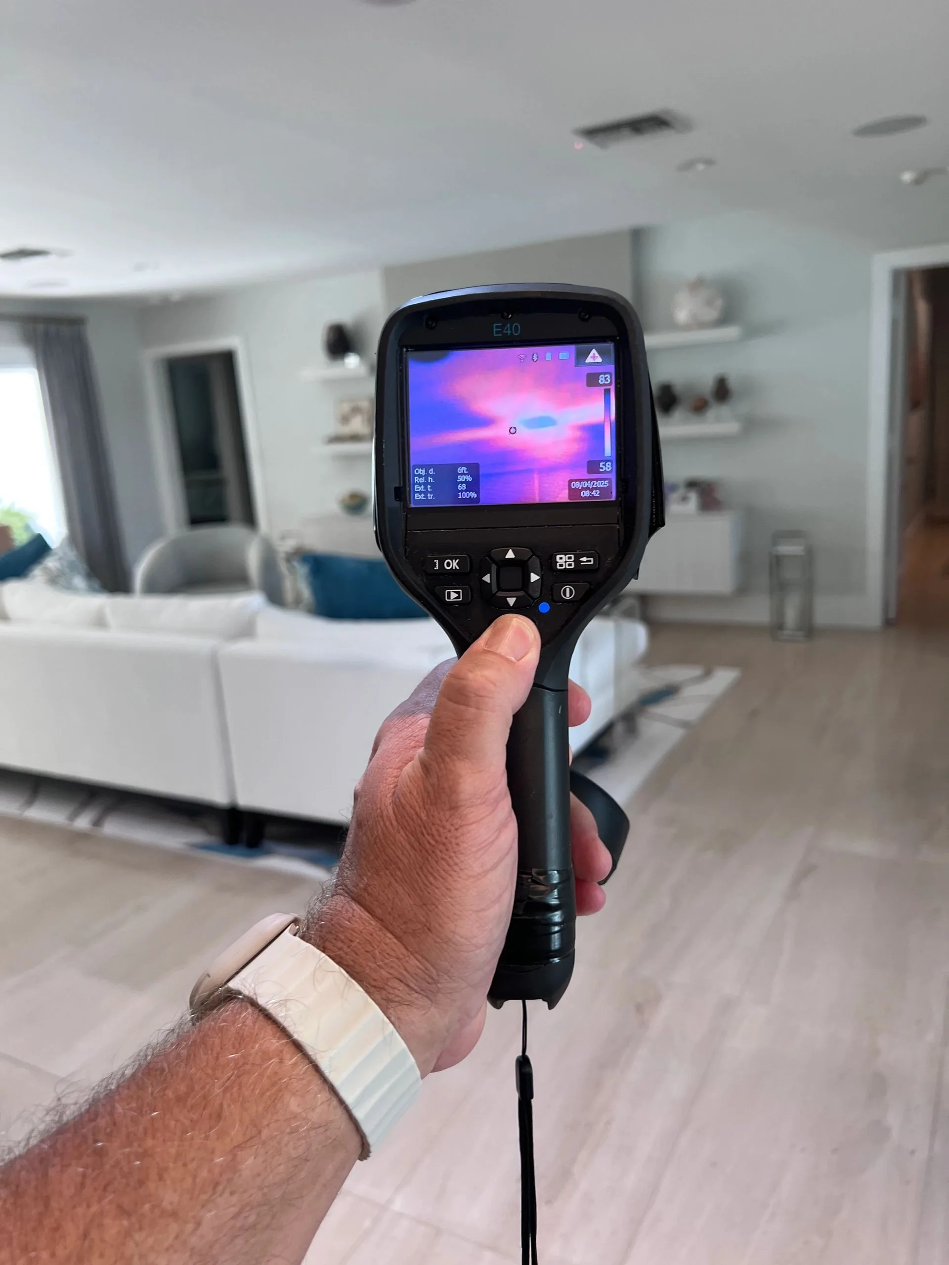 Mold inspection equipment setup | Home Enviro Services